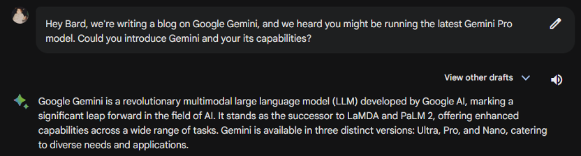 Google Cloud AI - Gemini